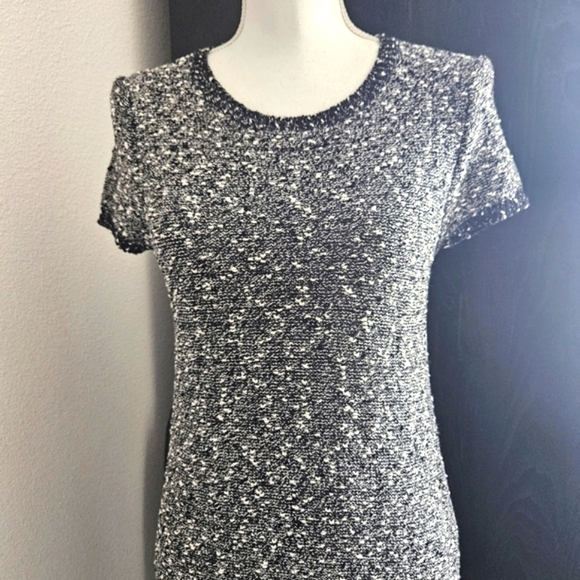 NWT Ann Taylor Factory Tweed Short Sleeve Dress. Size S - Picture 2 of 6